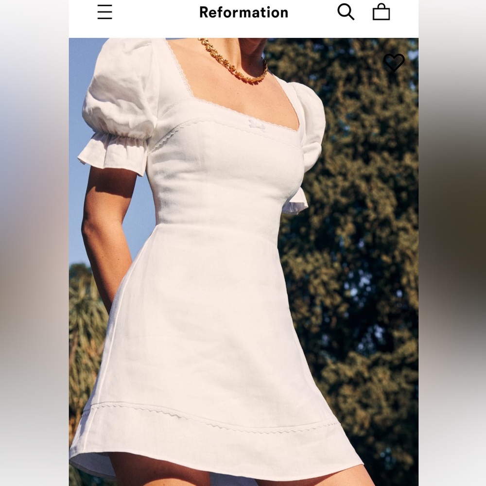 Reformation linen dress. Brand new!